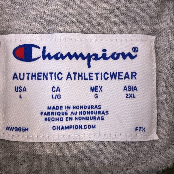 Champion Men's Rugby Collared Reverse Weave Sweatshirt Size Large Olive NWT - Picture 8 of 12